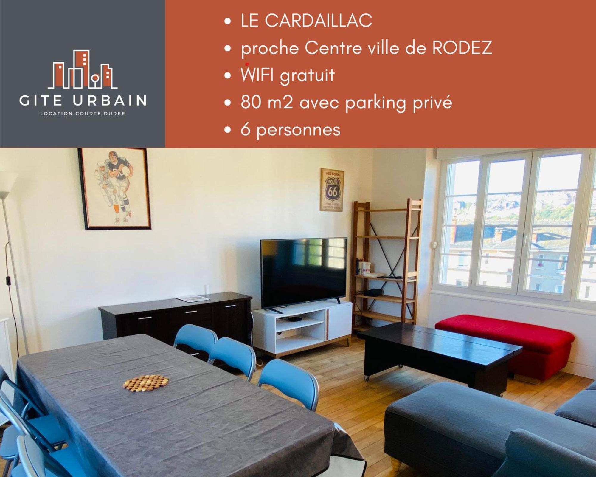 רודז Appartement T4 Cite Cardaillac, Parking Prive, Wifi מראה חיצוני תמונה